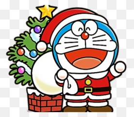 Download Doraemon Clipart Christmas - Doraemon Christmas Png,Doraemon Png