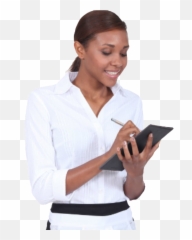 Female Waiter Png Picture - Waiter Taking Order Png,Waiter Png