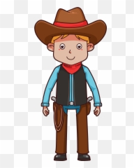 Cartoon Cowboy Transparent - Clipart png