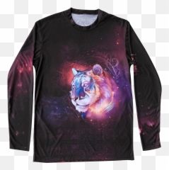 Astral Tiger Long Sleeve Shirt - Long Sleeve Png,Long Sleeve Shirt Png