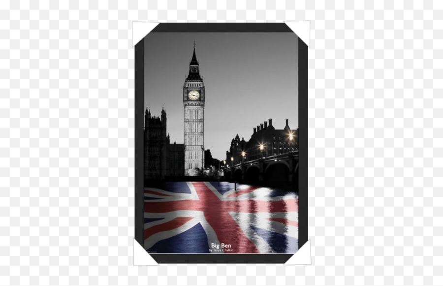 Poster Big Ben London Png Image With No - Big Ben Poster,Big Ben Transparent