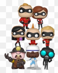 Funko X Disneys Has Us - Incredibles png