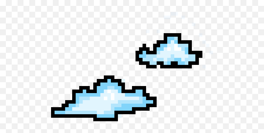 Pixilart - Pixel Clouds Png By Anonymous Clouds Pixel Clip Art,Clounds Png