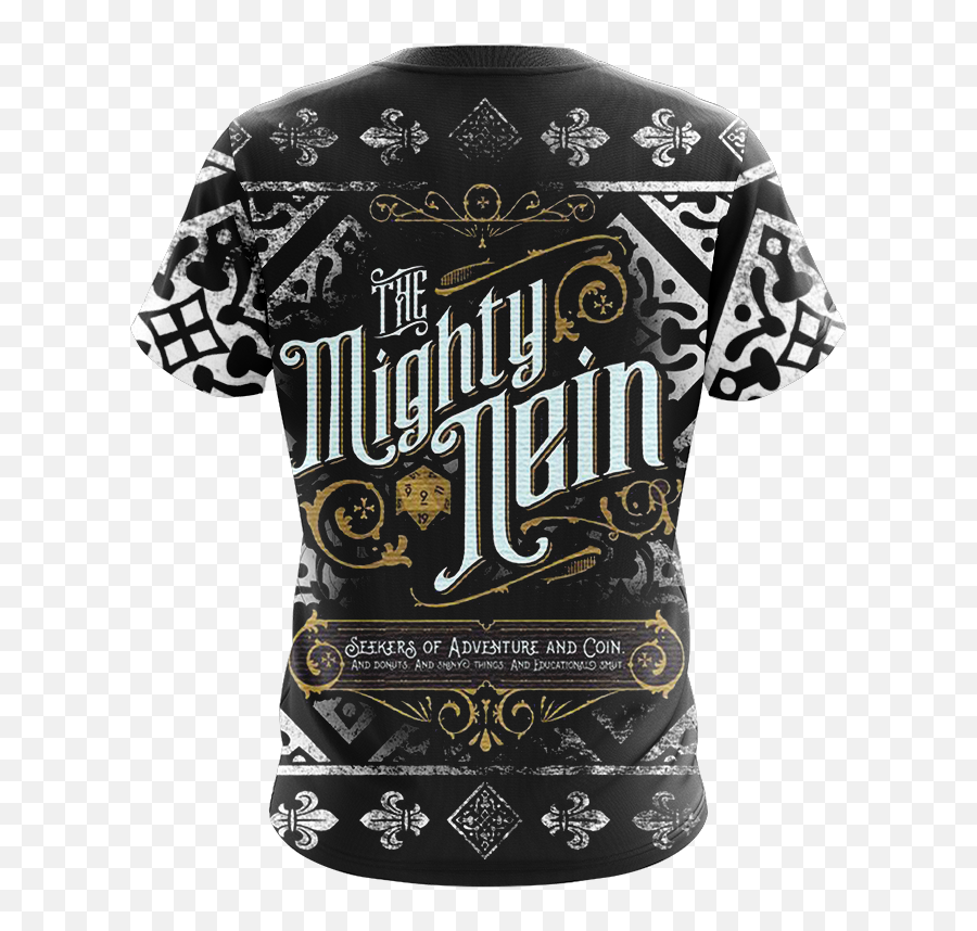 Mighty Nein Logo Unisex 3d T - Short Sleeve Png,Critical Role Logo