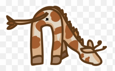Giraffe Butt Clipart - Mammoth Png,Butt Png