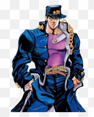 Jotaro Kujo - Jojou0027s Bizarre Encyclopedia Jojo Wiki Jojo Bizarre Adventure Art Book Png,Josuke Png