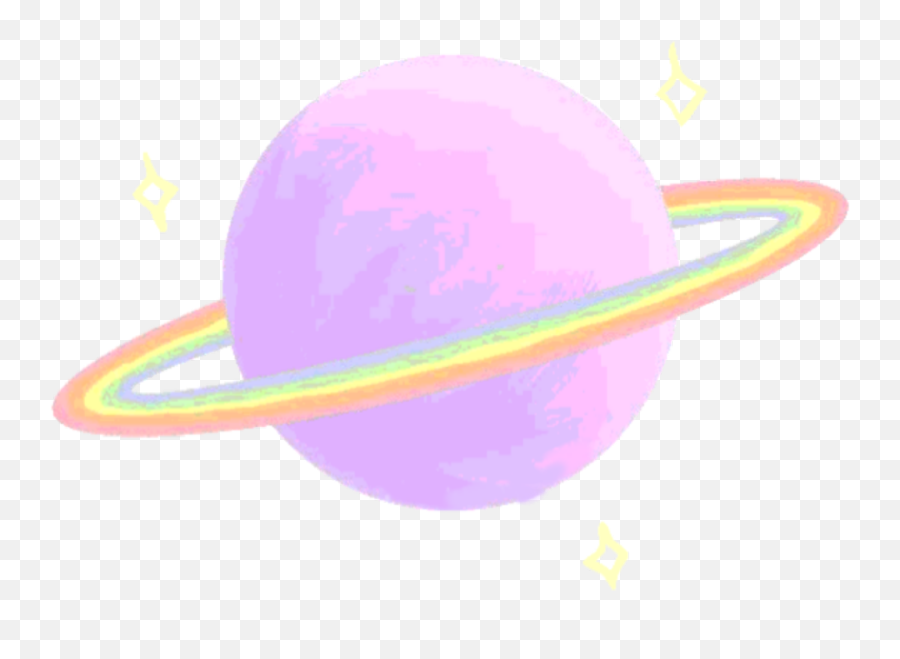 Planets Clipart Pastel - Saturno Kawaii Png,Planet Transparent