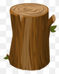 Stump Tree Trunk Transparent Png - Tree Trunk Cartoon Png,Stump Png