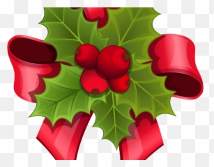 Christmas Socks Clip Art - Mistletoe png