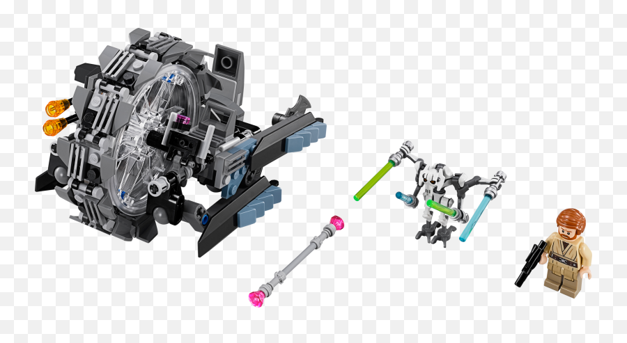 General Grievousu0027 Wheel Bike - Lego Star Wars Kubiki Lego General Grievous 75040 Png,General Grievous Png