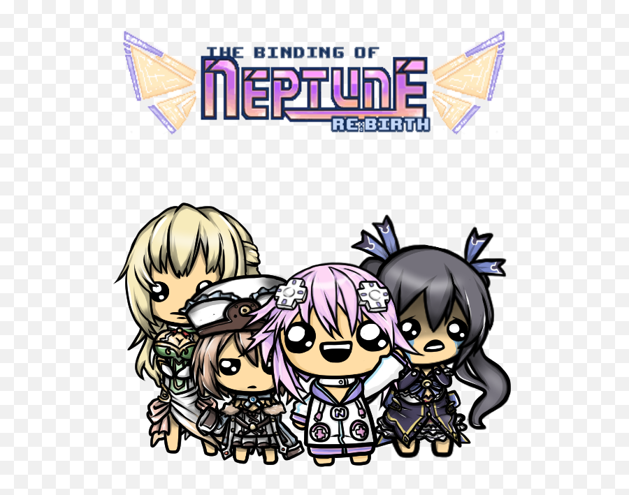 The Binding Of Neptune Plus - Hyperdimension Neptunia Re Birth1 Png,The Binding Of Isaac Afterbirth Logo