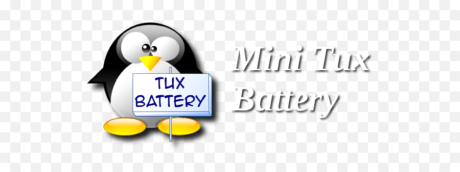 Mini Tux Battery Widget - Fiction Png,Tux Logo