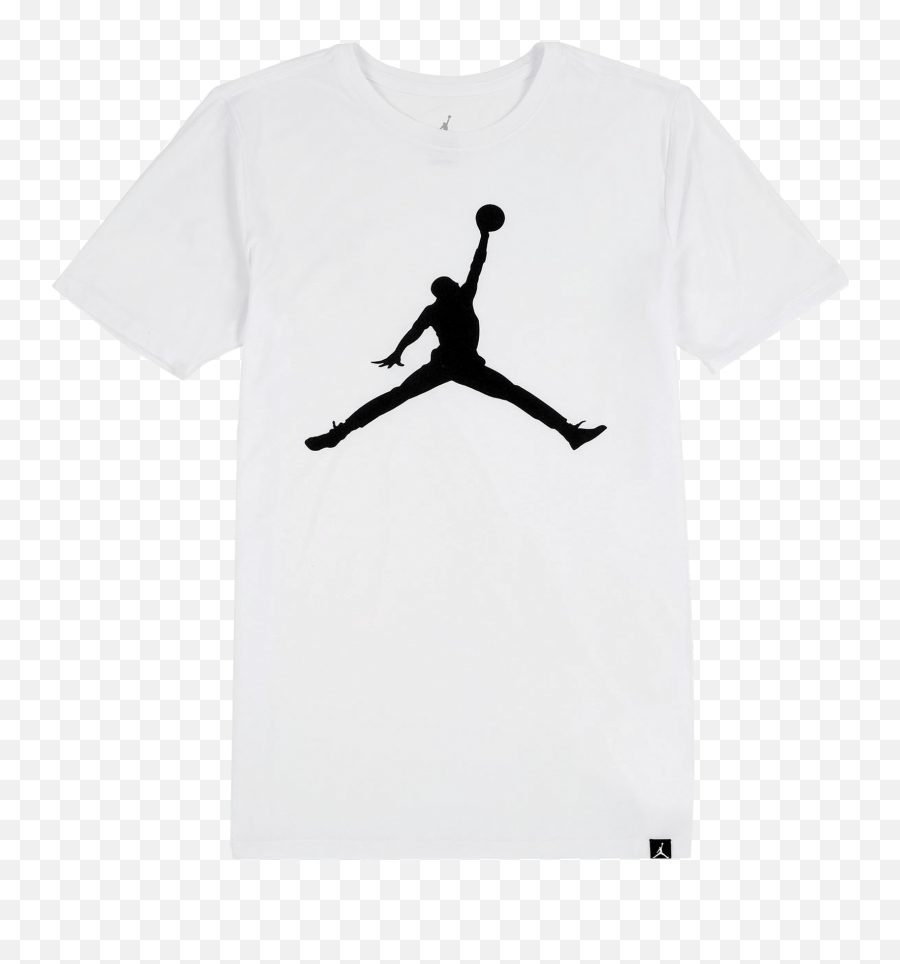 Download Iconic Jumpman Logo Tee - Air Jordan T Shirt Design Top Brands Of Sneakers Png,White Tee Shirt Png