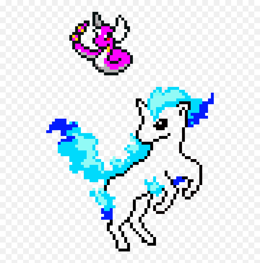 Download Hd More Mr Crabs - Pixel Blue Flame Transparent Png Pixel Art Pokemon Ponyta,Blue Flame Png