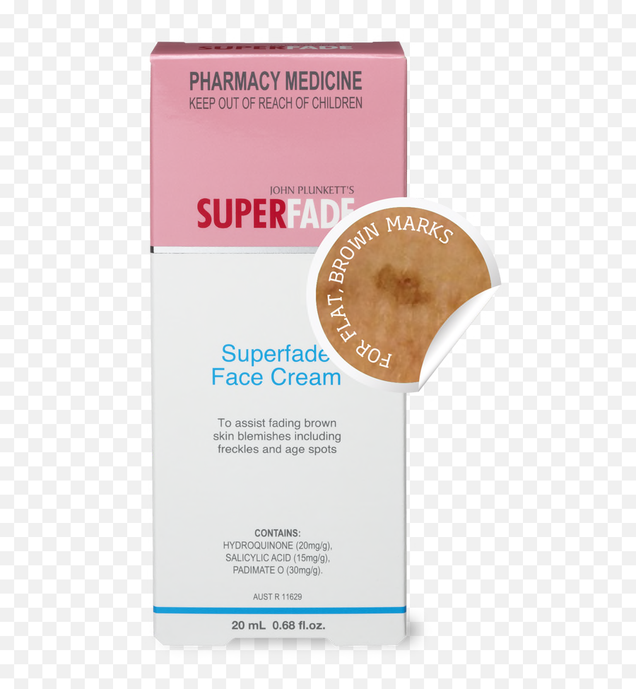 Superfade Face Cream 20ml - Bar Soap Png,Freckles Png