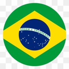 Vector Country Flag Of Brazil - Circle World Flags Round Icon png