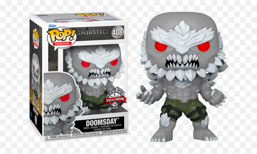 Funko Pop Injustice God Among Us - Doomsday 408 The Funko Pop Doomsday Injustice Png,Doomsday Icon