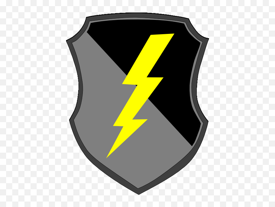 Lightning Bolt Shield Clip Art - Vector Clip Shield With Lightning Bolt Png,Lightening Icon