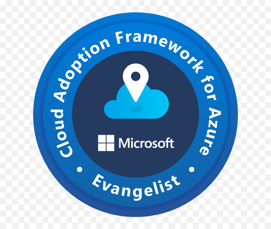 Evangelist - Cloud Adoption Framework For Azure Credly Word 2013 Png,Azure Ad Icon