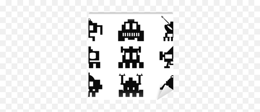 Wall Mural Space Invaders Icons Set - Pixel Monsters Pixersus Space Invaders Icons Png,Space Invader Icon