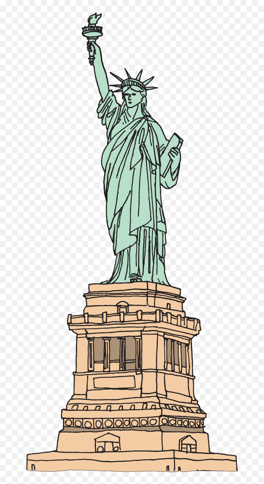 Statue Of Liberty Gift Png Picture 656334 - Statue Of Liberty Clipart,Statue Of Liberty Transparent