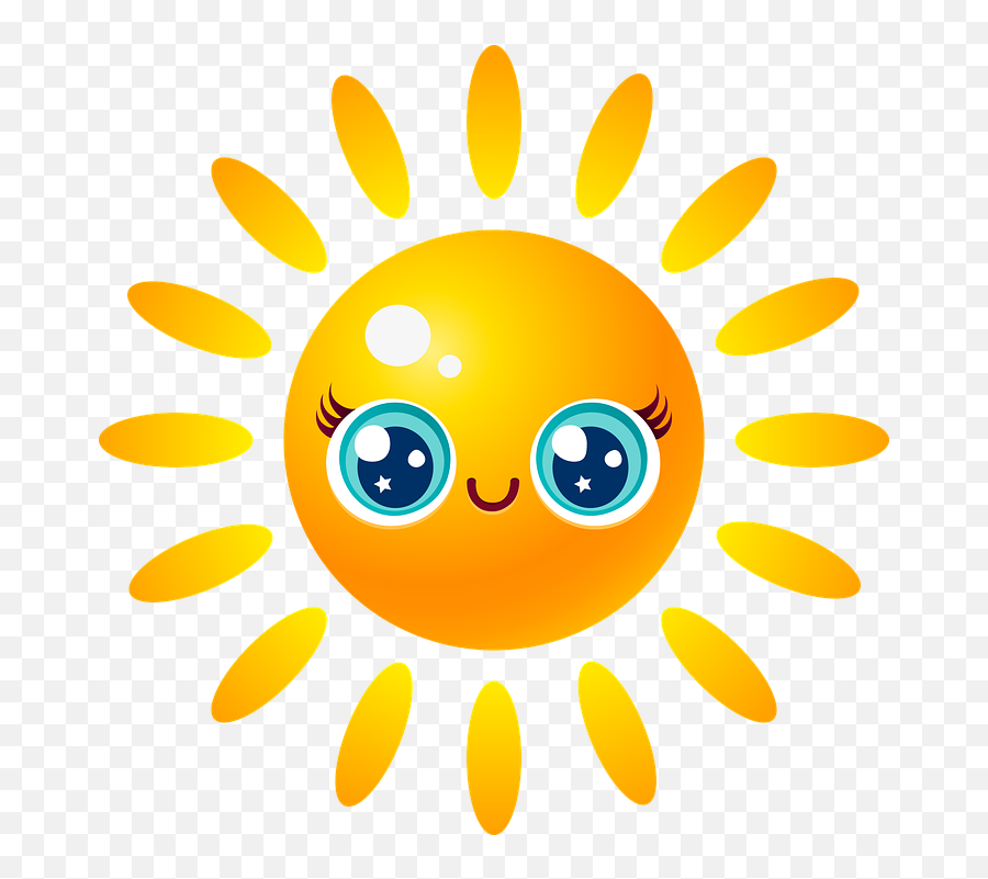 Free Photo Cartoon Sun Weather Emoji Icon - Max Pixel Sun Vector Png,Happy Sun Icon