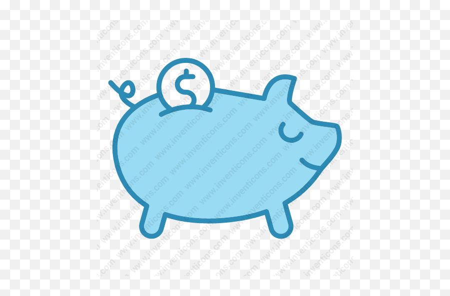 Download Piggy Bank Vector Icon Inventicons - Big Png,Piggybank Icon