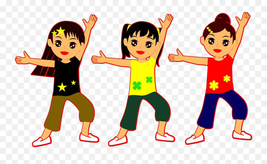 Dance Clipart Group - Girls Dancing Clip Art Png,Dance Clipart Png