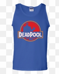 Deadpool Jurassic World Logo Tank Top - Active png