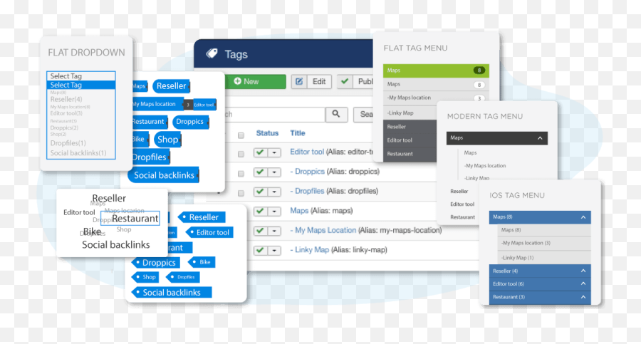 Tag Transform - Joomla Tag Module Png,Social Icon Module Joomla