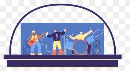 Concert Illustrations Images U0026 Vectors - Royalty Free Png,Icon Thin Band
