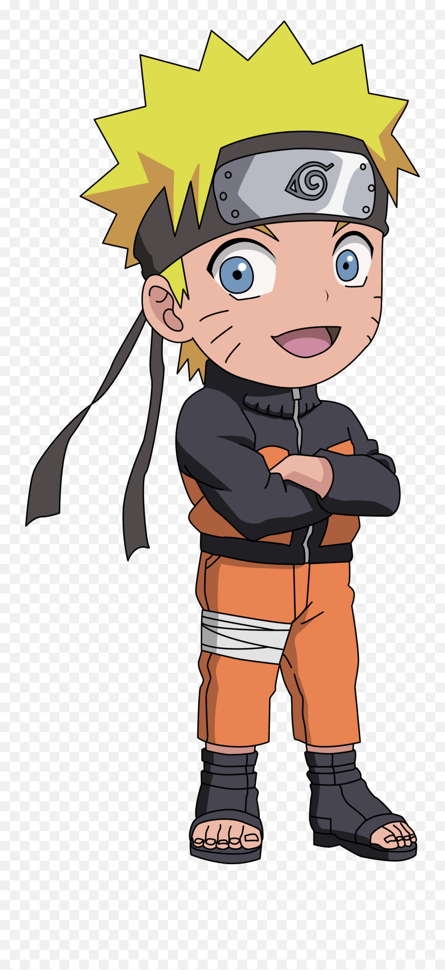 Naruto Uzumaki Chibi Male Transparent Png Vector - Naruto Chibi,Anime Chibi Png