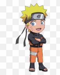 Naruto Uzumaki Chibi Male Transparent Png Vector - Naruto Chibi,Anime Chibi Png