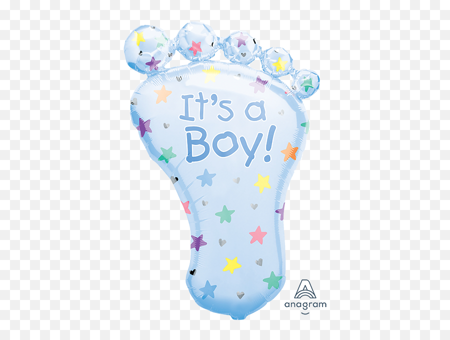 Itu0027s A Boy Baby Foot Balloon - Baby Shower Its A Boy Balloon Png,Its A Boy Png