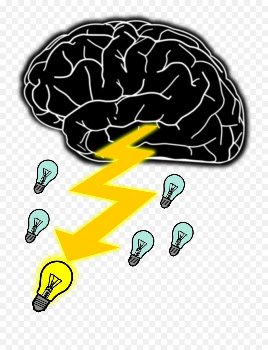 Onlinelabels Clip Art - Brainstorming Icon Symbol Sign Brainstorm Png,Brain Clipart Transparent