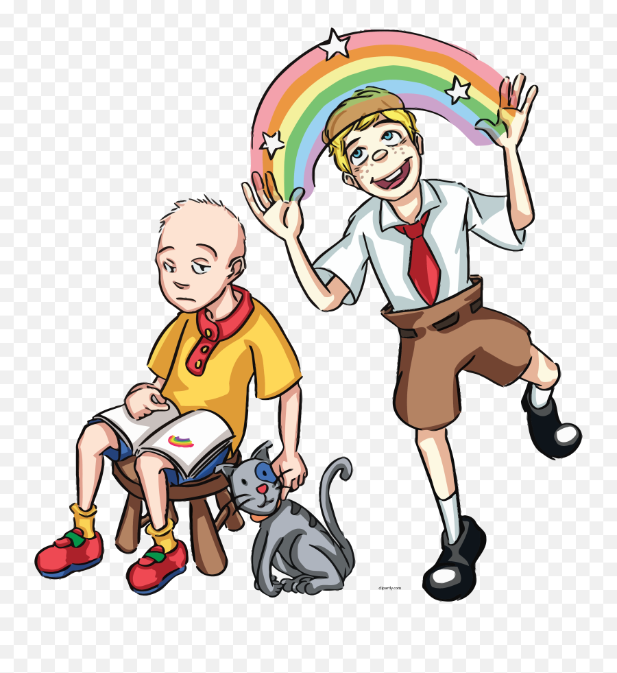 Caillou And Spongebob Human Clipart Png - Spongebob And Spongebob As A Human,Mocking Spongebob Png
