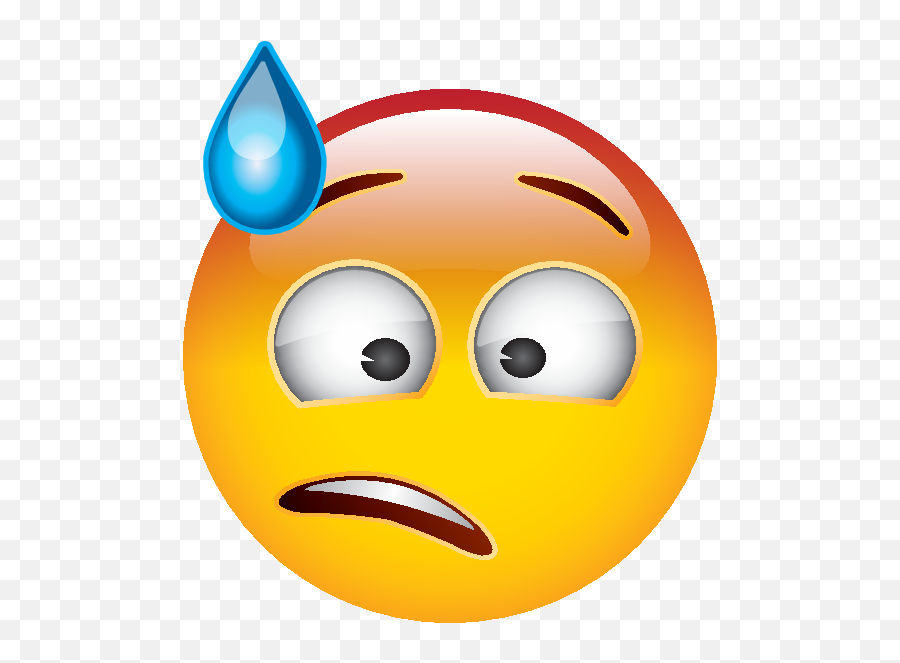 Emoji - Smiley Png,Sweat Emoji Png