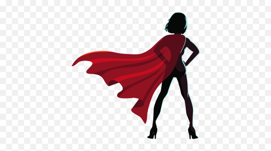 Female Superhero Silhouette Png - Superwoman Silhouette Png,Superhero Silhouette Png