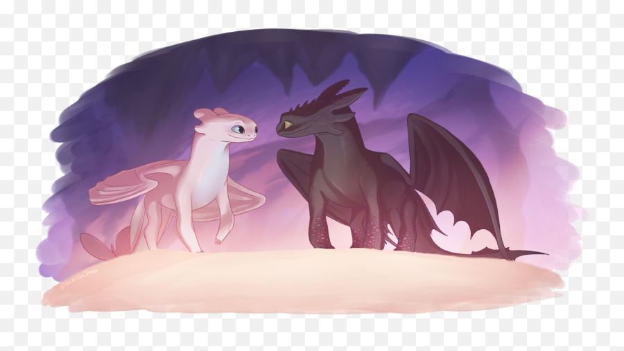 Toothless And Light Fury Wallpapers  Wallpaper Cave