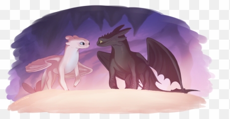 How To Train Your Dragon The Hidden World Hd Wallpaper - Toothless And Light Fury Fanart Png,Toothless Png