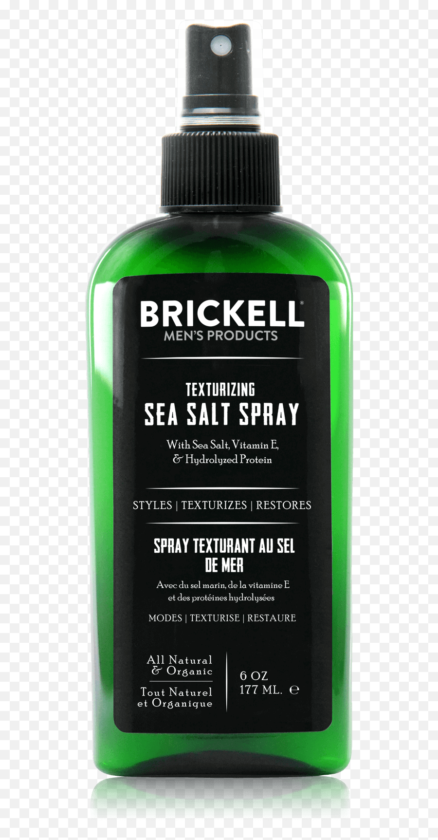 Best Alcohol Free Sea Salt Hair Spray For Men Natural - Brickell Shampoo Png,Mens Hair Png