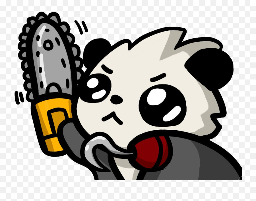 Pandachainsaw - Discord Emoji Panda Emoji Discord Png,Panda Emoji Png
