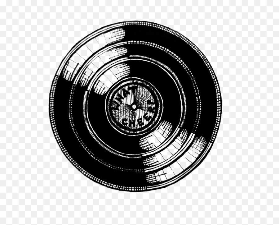 Banner Black And White Download Record - Circle Png,Vinyl Record Png