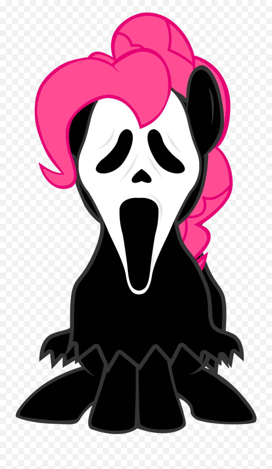 Scary Mlp Pinkie Pie - Scary Ghost Face Cartoon Png,Halloween Ghost Png -  free transparent png images 