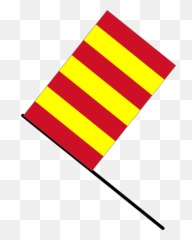 Race Clipart Racing Stripes - Yellow And Red Striped Flag F1 Png,Racing Stripes Png