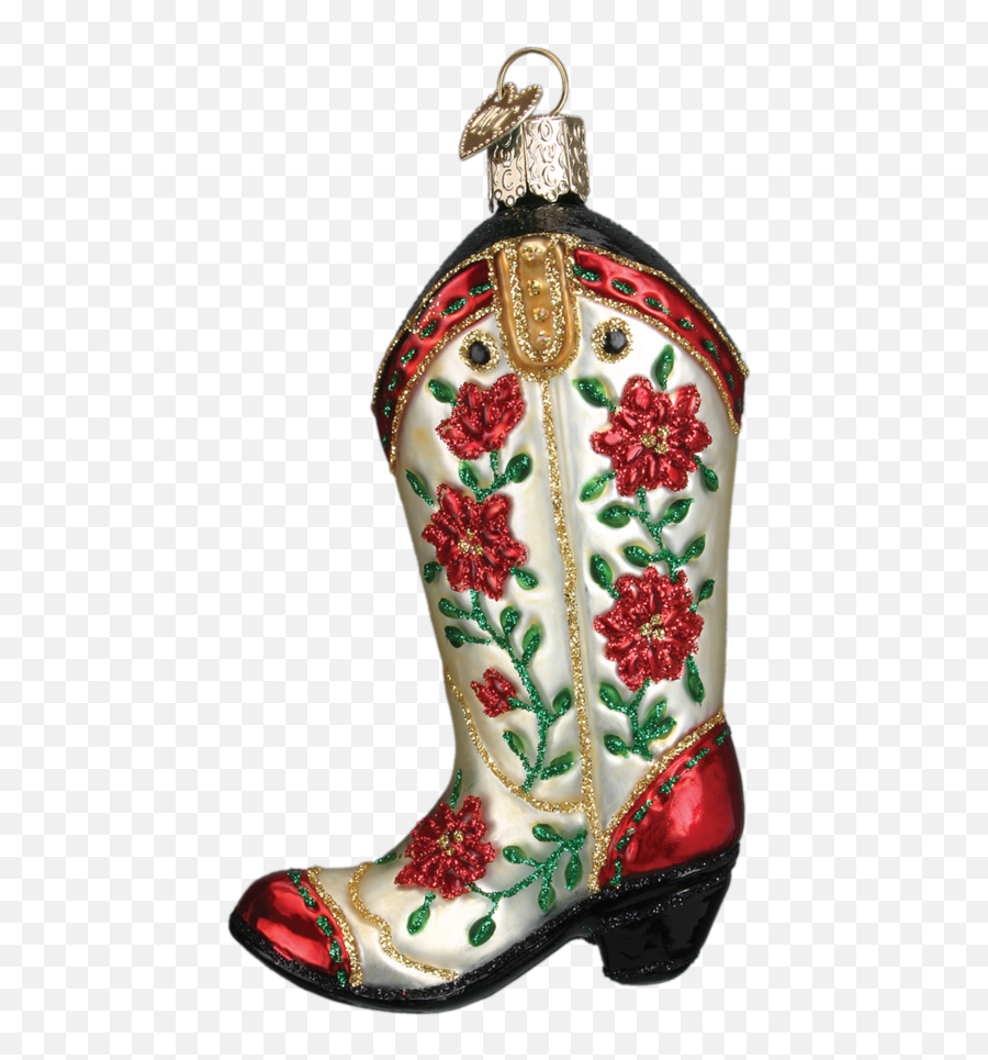 Download Hd Sold Out - Christmas Cowboy Boots Png Christmas Ornament,Cowboy Boots Png