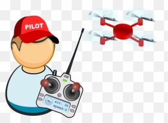 Drone Uav Pilot Clipart Free Download Transparent Png - Drone Pilot Clipart,Pilot Png