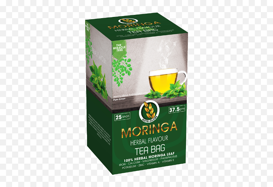 Moringa Herbal Tea Bags X 25 - Tea Bag Png,Tea Bag Png