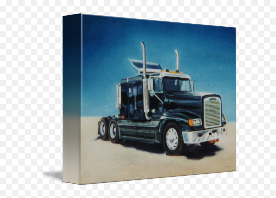 18 Wheeler Truck - 18 Wheeler Acrylic Paint Png,18 Wheeler Png