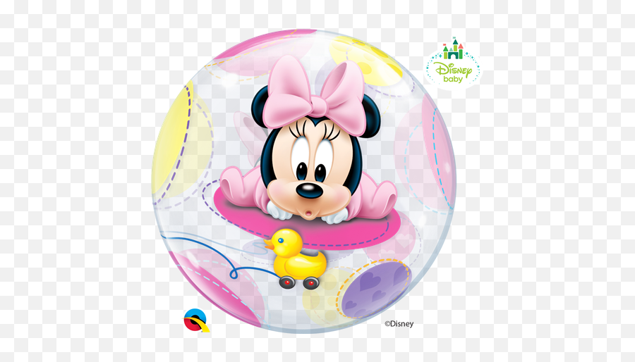 Disney Baby Minnie Mouse 22 Balloon - Minnie Mouse Balloons Png,Baby Minnie Mouse Png